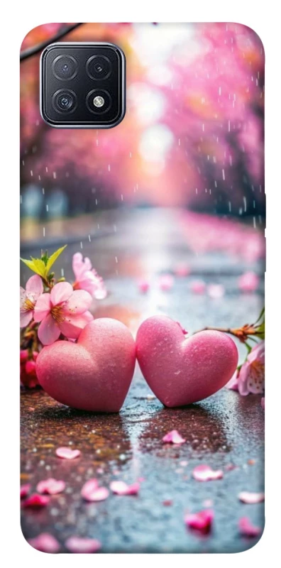 Чехол на Oppo A73 Pink heart фото 1 из 1
