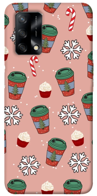 Чохол на Oppo A74 4G Новорічний v38 фото 1 з 1