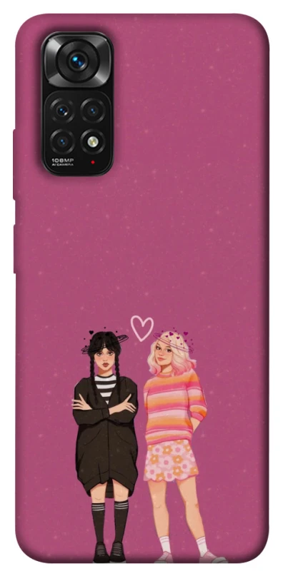 Чехол на Xiaomi Redmi Note 11 (Global) / Note 11S Raven & Rainbow Wednesday фото 1 из 1