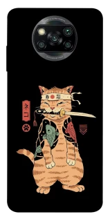 Чохол на Xiaomi Poco X3 NFC / Poco X3 Pro Кіт-самурай фото 1 з 1