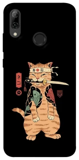 Чохол на Huawei P Smart (2019) Кіт-самурай фото 1 з 1