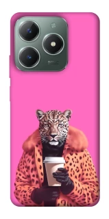 Чехол на Realme C61 Леопард с кофе фото 1 из 1