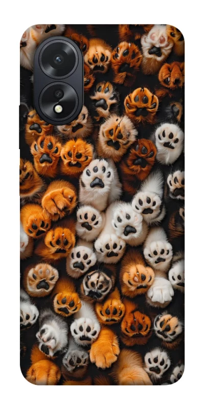 Чохол на Oppo A38 Сat paws фото 1 з 1