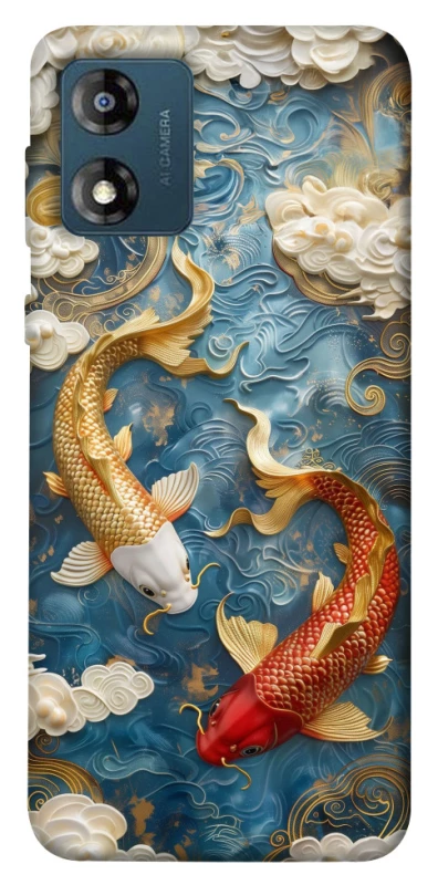 Чехол на Motorola Moto E13 Koi carp фото 1 из 1
