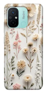 Чехол на Xiaomi Redmi 12C / Poco C55 Floral design ver.1 фото 1 из 1