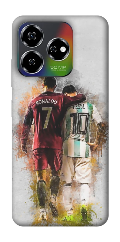 Чохол на ZTE Nubia V60 Ronaldo та Messi фото 1 з 1