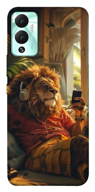 Чехол на Infinix Hot 12 Play Лев v2 фото 1 из 1