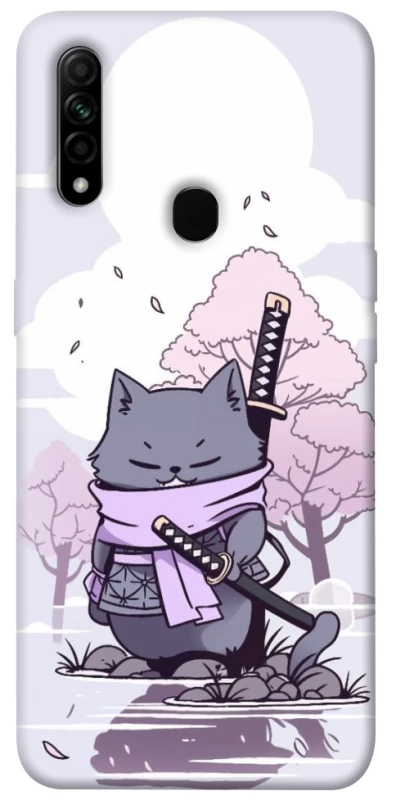Чохол на Oppo A31 Samurai cat фото 1 з 1