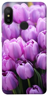 Чохол на Xiaomi Mi A2 Lite / Xiaomi Redmi 6 Pro Фіолетові тюльпани фото 1 з 1