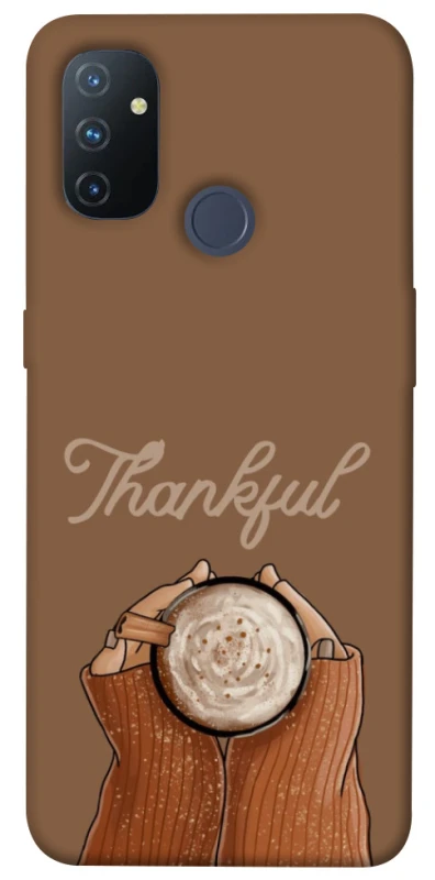 Чохол на OnePlus Nord N100 Thankful coffee фото 1 з 1