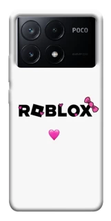 Чехол на Xiaomi Poco X6 Roblox heart фото 1 из 1