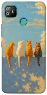 Чехол на TECNO POP 4 cats on wall фото 1 Чехол на TECNO POP 4 cats on wall фото 1 из 1