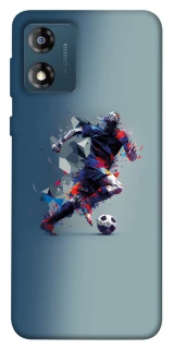 Чехол на Motorola Moto E13 Футболист фото 1 из 1