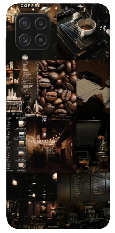 Чохол на Samsung Galaxy A22 4G Coffee collage ver.1 фото 1 з 1
