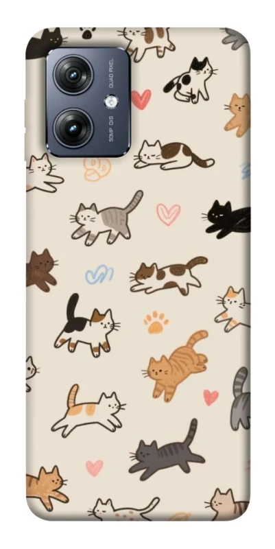 Чохол на Motorola Moto G54 Cat style ver.2 фото 1 з 1