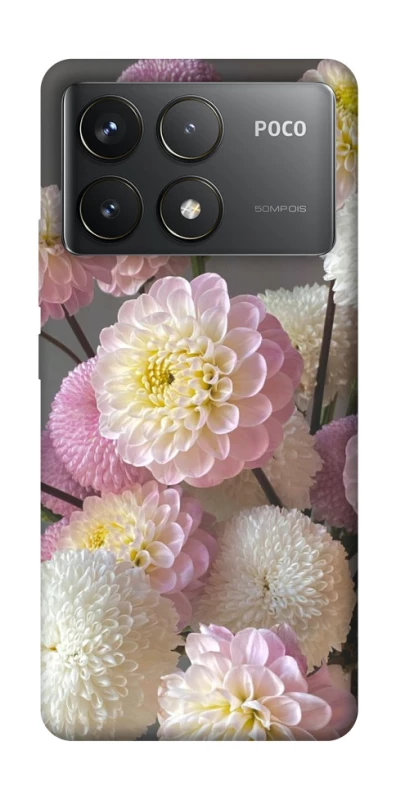 Чохол на Xiaomi Poco F6 Pro Flowers v2 фото 1 з 1