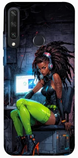 Чохол на Huawei Y6p Cyber girl фото 1 з 1