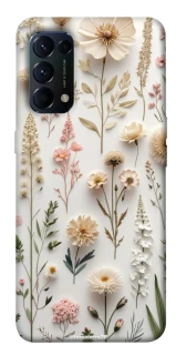 Чохол на Oppo Reno 5 4G Floral design ver.1 фото 1 з 1