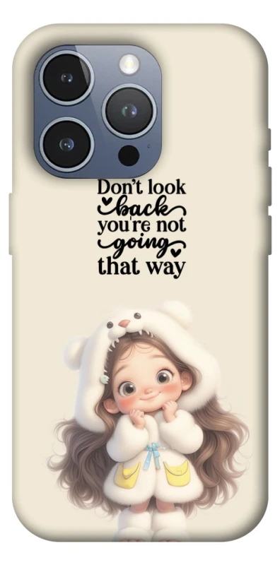 Чохол на Apple iPhone 16 Pro Max Don't look back фото 1 з 1