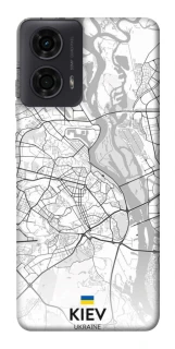Чохол на Motorola Moto G04 Kiev white map фото 1 з 1