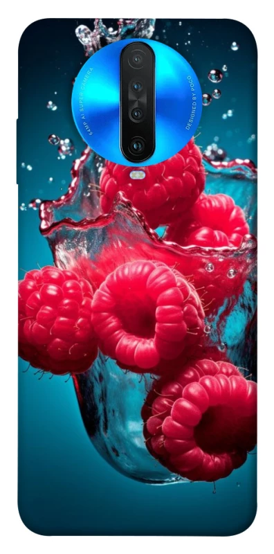 Чохол на Xiaomi Redmi K30 Малинка у воді фото 1 з 1