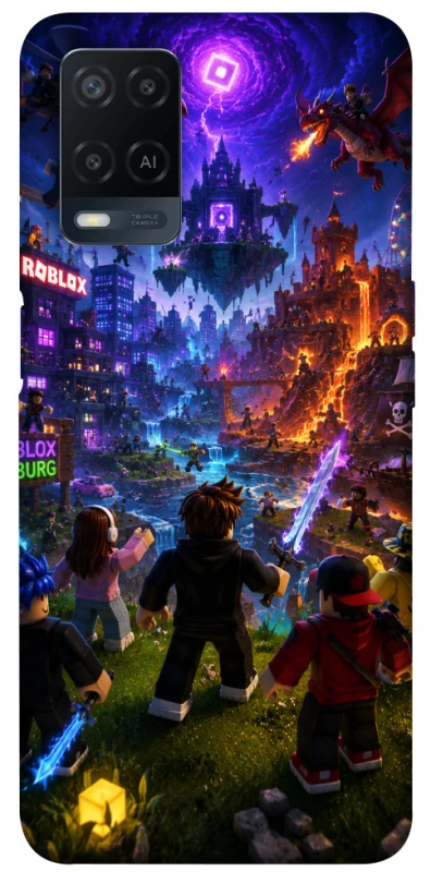 Чехол на Oppo A54 4G Roblox aesthetics ver.12 фото 1 из 1