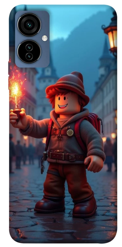 Чохол на TECNO Camon 19 Neo Roblox Fire Logo Blue Flames фото 1 з 1