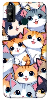 Чохол на TECNO Spark 6 Go Cute Cat v2 фото 1 з 1