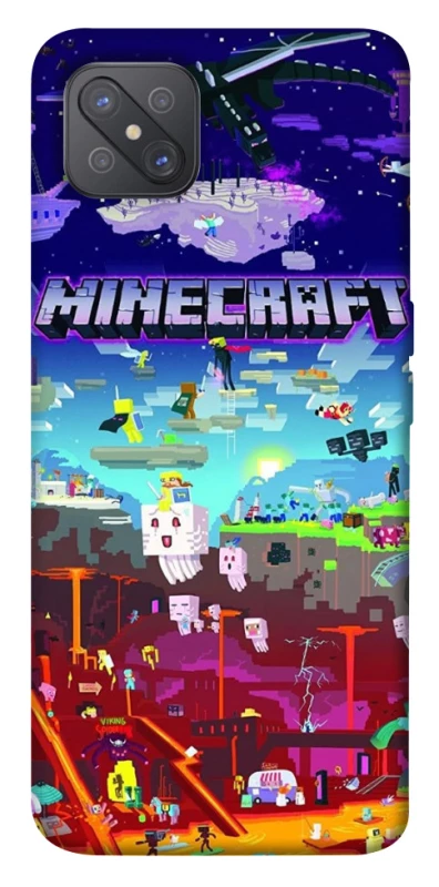 Чохол на Oppo A92s Minecraft world фото 1 з 1