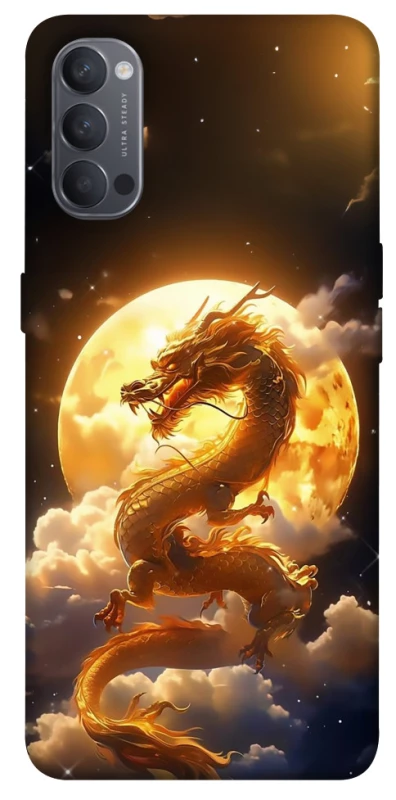 Чехол на Oppo Reno 4 Golden Dragon фото 1 из 1