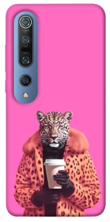 Чохол на Xiaomi Mi 10 / Mi 10 Pro Леопард з кавою фото 1 з 1