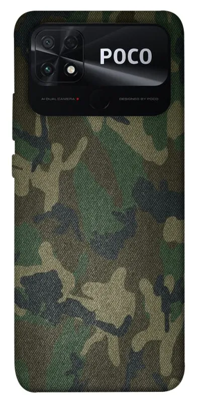 Чохол на Xiaomi Poco C40 camouflage v1 фото 1 з 1