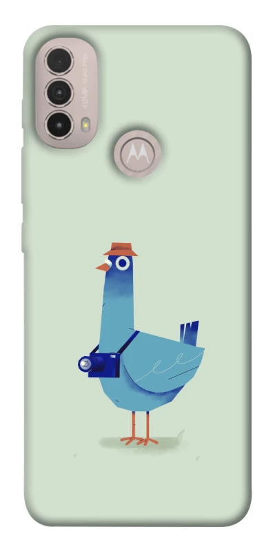 Чохол на Motorola Moto E40 Голуб-детектив фото 1 з 1