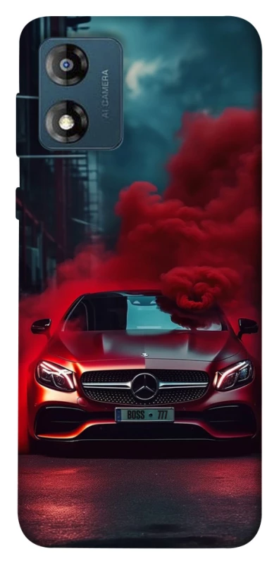 Чехол на Motorola Moto E13 Mercedes in smoke фото 1 из 1