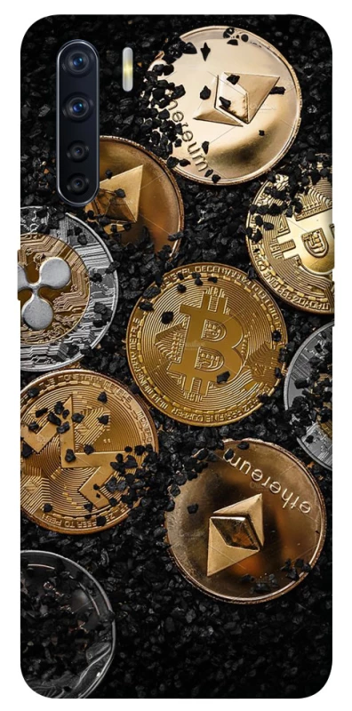 Чохол на Oppo A91 Many coins v2 фото 1 з 1