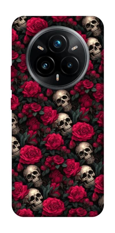 Чехол на Realme 14 Pro Черепа и розы фото 1 из 1
