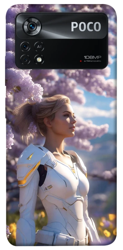 Чохол на Xiaomi Poco X4 Pro 5G Cyber space girl ver.1 фото 1 з 1