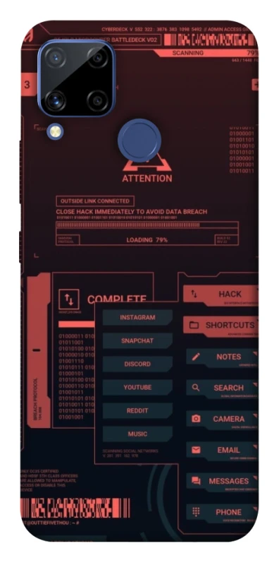 Чехол на Realme C15 Attention фото 1 из 1