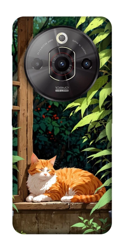 Чохол на ZTE Nubia Focus Pro red cat фото 1 з 1