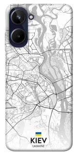 Чехол на Realme 10 4G Kiev white map фото 1 из 1