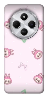 Чохол на Xiaomi Redmi 14C / Poco C75 Labubu Flower фото 1 з 1