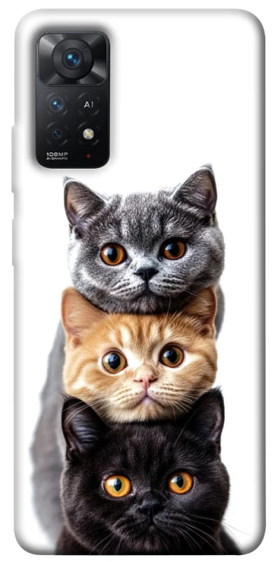 Чехол на Xiaomi Redmi Note 12 Pro 4G Красивые котики фото 1 из 1