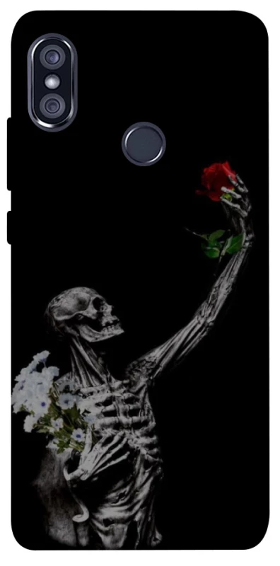 Чехол на Xiaomi Redmi Note 5 Pro / Note 5 (AI Dual Camera) Skeleton vs Rose фото 1 из 1