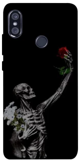 Чехол на Xiaomi Redmi Note 5 Pro / Note 5 (AI Dual Camera) Skeleton vs Rose фото 1 из 1