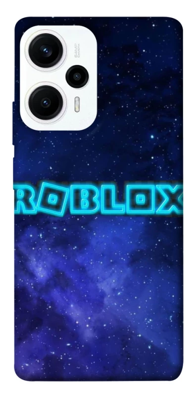 Чохол на Xiaomi Poco F5 / Note 12 Turbo Roblox Space Logo Blue фото 1 з 1