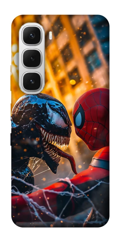 Чохол на Infinix Hot 60i Venom vs Spiderman фото 1 з 1