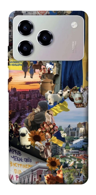 Чехол на ZTE Blade A76 Ukraine style ver.2 фото 1 из 1