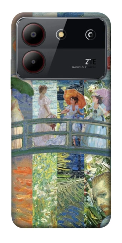 Чехол на ZTE Blade A54 4G Art collage ver.6 фото 1 из 1
