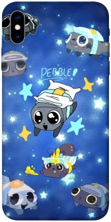 Чехол на Apple iPhone X (5.8") Pebble kitten stars фото 1 из 1