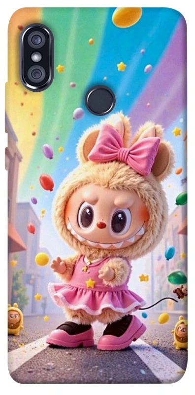Чохол на Xiaomi Redmi Note 5 Pro / Note 5 (AI Dual Camera) Labubu rainbow фото 1 з 1